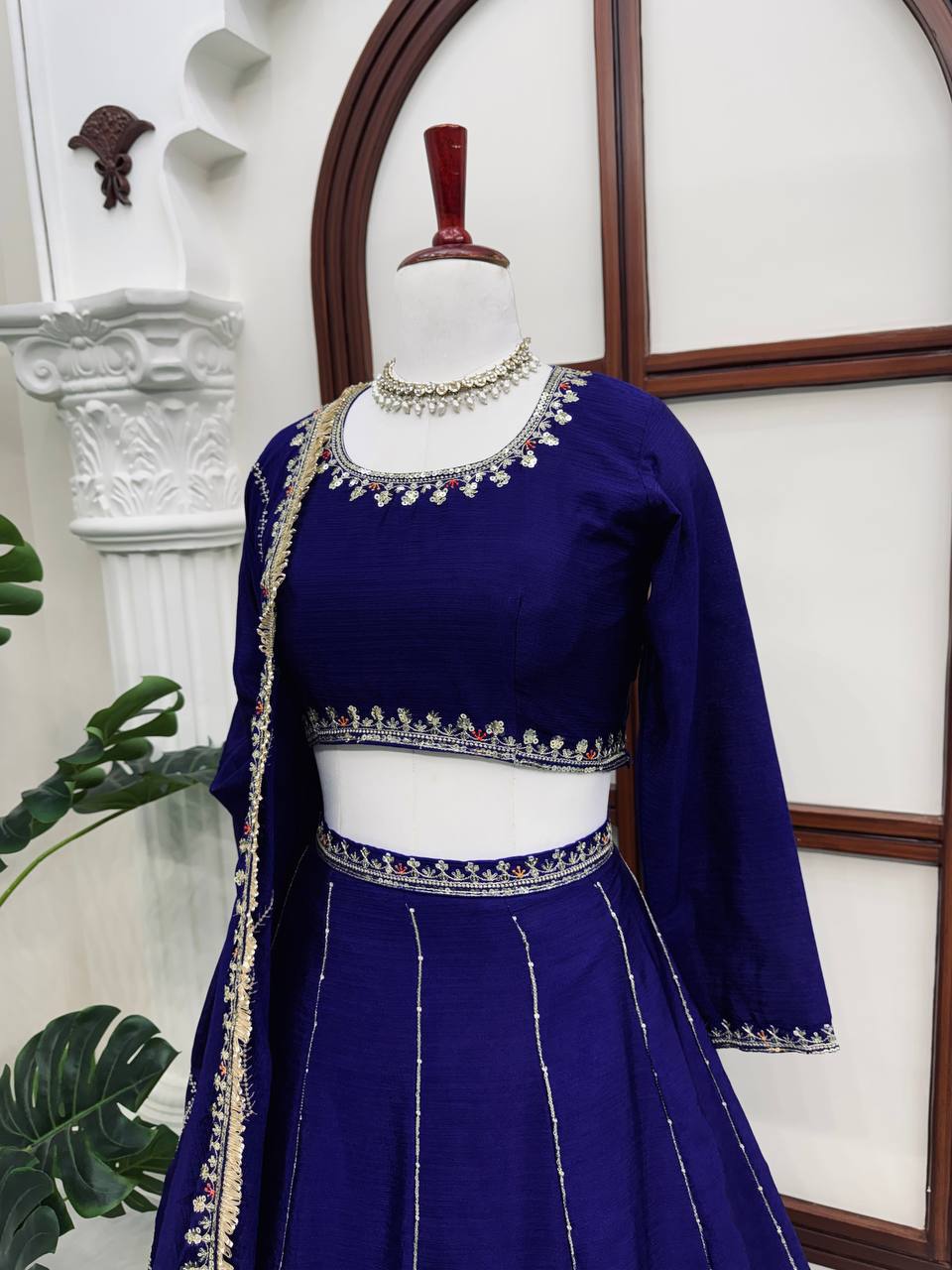 Radiant Rani Pink Silk Lehenga Choli Adorned with Opulent Heritage Floral Motifs and Intricate Zari Borders